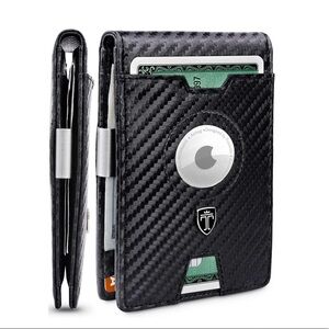 2/$40 TRAVANDO AirTag RFID Wallet w/ Money Clip Card Holder RFID Blocking Bifold